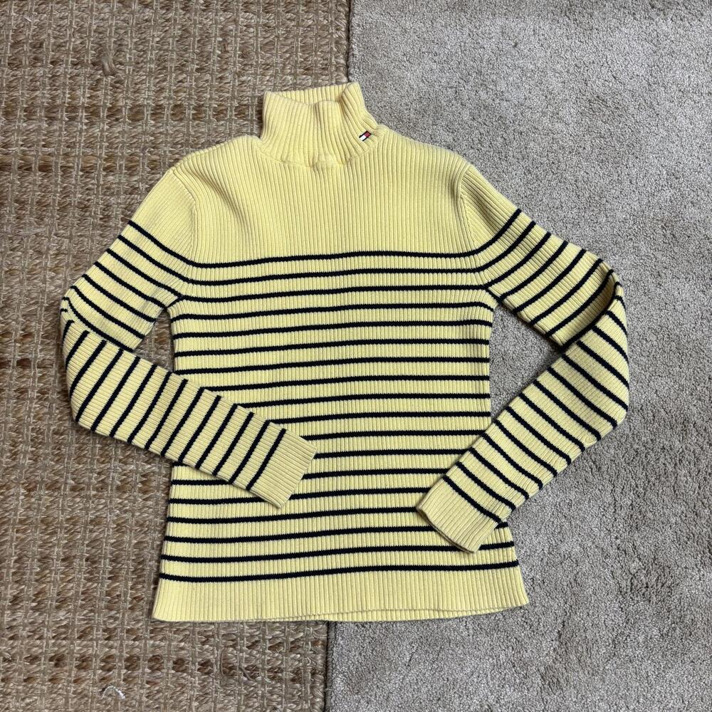 Vtg Y2K Tommy Hilfiger turtle neck sz small